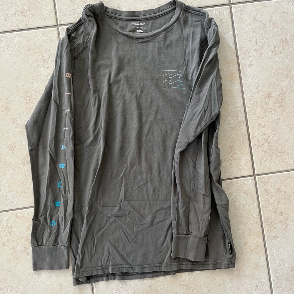 Billabong Gray Long Sleeve Shirt